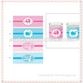 Baby shower paper cup lebels favors party decoration